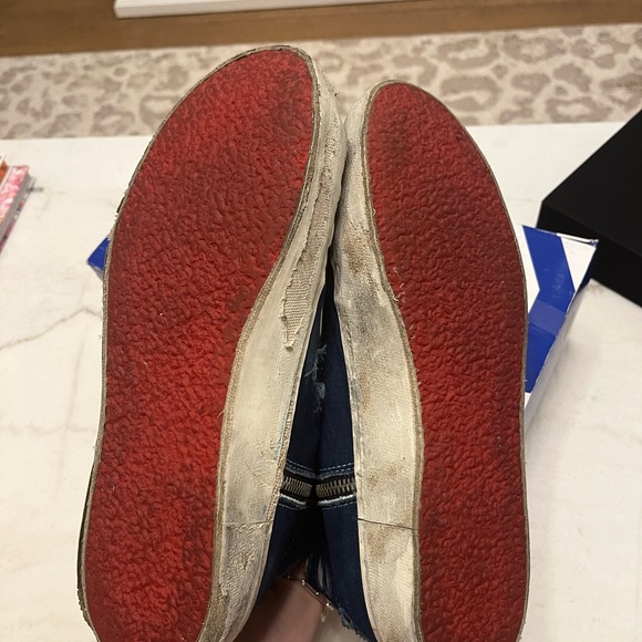 Golden goose high top mens sneaker size 44 blue/grey excellent condition - Picture 9 of 9